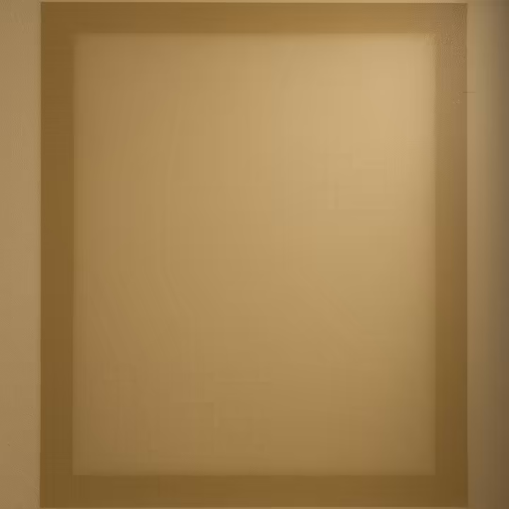 A wall with a visible paint defect known as picture framing, where the cut-in area is a different sheen than the rolled area.